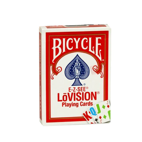 Bicycle E-Z-SEE LoVision Playing cards Red