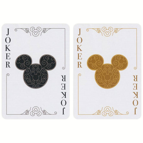 Bicycle Disney Mickey Mouse Black & Gold Playing Cards Deck Poker Size USA
