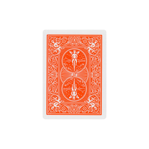 Bicycle Orange Playing Cards Deck Rider Back Magic Tricks Poker USpcc