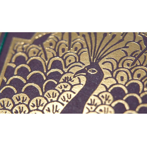 Bicycle Peacock Purple No 20 Playing Cards Deck Cold Foil USpcc