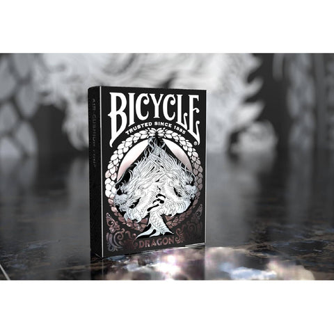 Bicycle Dragon Black Playing Cards Deck Original Poker Size Premium
