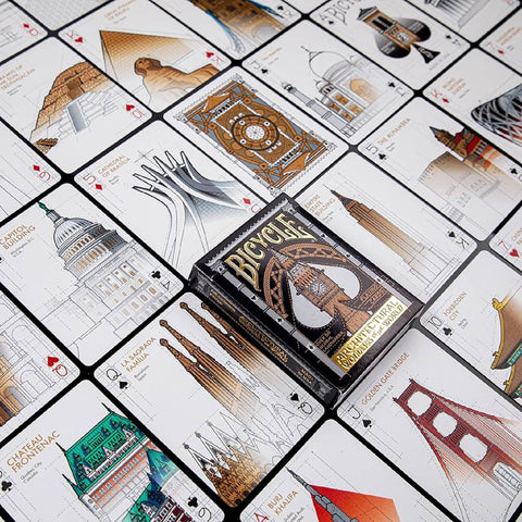 Bicycle Architectural Wonders Of The World Playing Cards Deck Quality