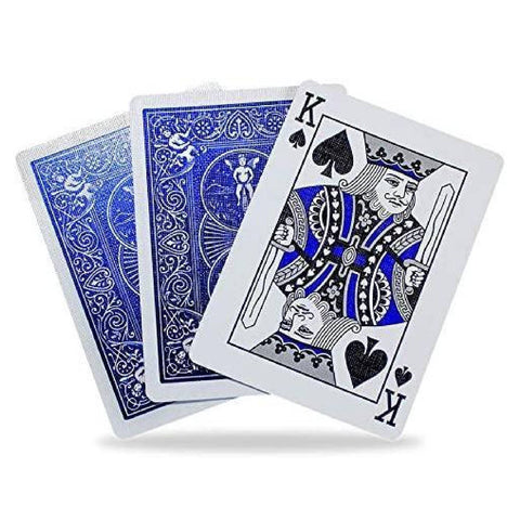 Bicycle Foil Metal Luxe Blue NEW Edition Rider Back Playing Cards Deck USpcc