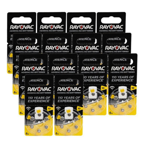 84x Rayovac Acoustic Special Size 10 Mf Pr70 Hearing Aid Batteries 1.45V Zinc Air