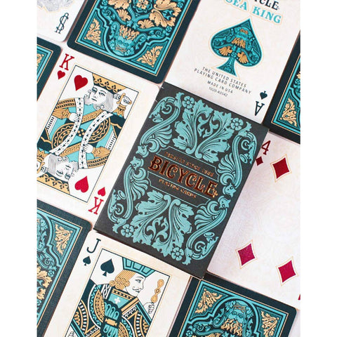 Sea King Bicycle Playing Cards Deck Magic Tricks Poker Games Made In USA