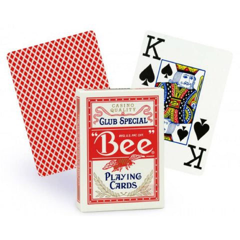 Bee Jumbo Index Red Deck Poker Playing Cards Bicycle Magic Tricks Casino