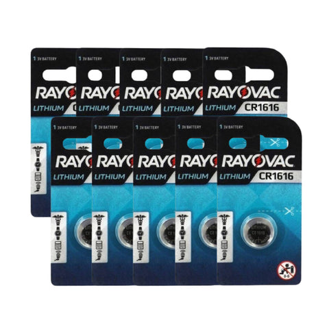 10x Rayovac Cr1616 Lithium Batteries 3V Cell Coin Button Switzerland