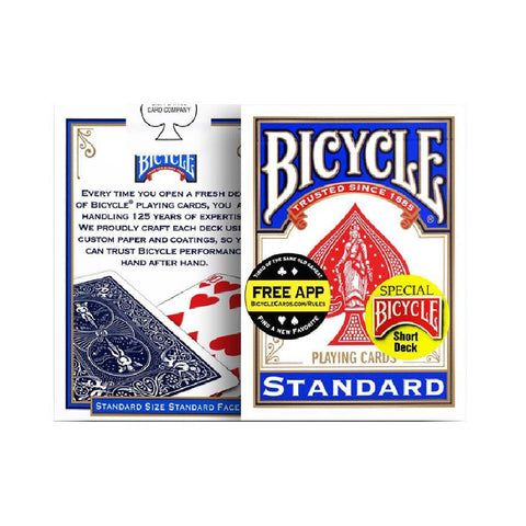 Bicycle Magic Short 1/16" Playing Cards Deck Blue Magic Tricks USPCC