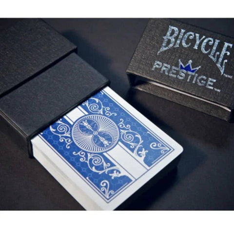 Bicycle Prestige 100% Plastic Playing Cards Deck Blue Standard Index USpcc