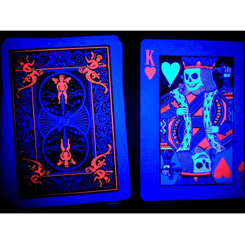 Bicycle Tragic Royalty Playing Cards Deck Glow In Dark Under Black Light