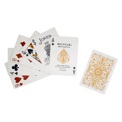 Bicycle Botanica Playing Cards Deck Magic Tricks Poker USpcc White Copper