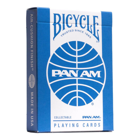 Bicycle Pan Am 2 Pack Playing Card Deck In Travel Tin Light Dark Blue