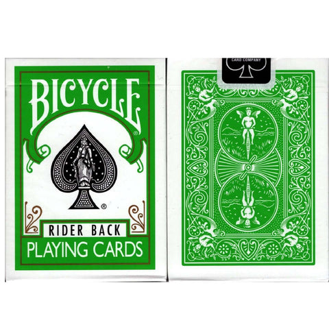 Bicycle Green Playing Cards Deck Rider Back Magic Tricks Poker  USpcc