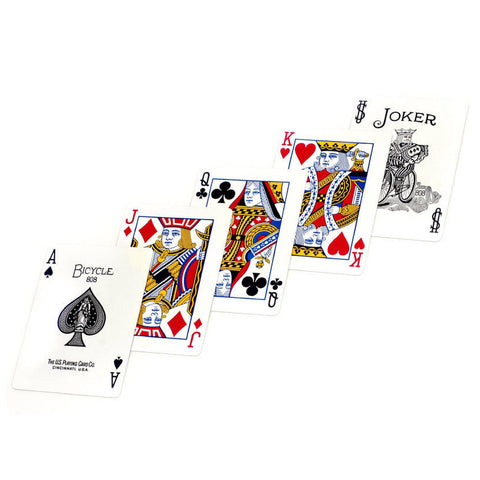 4 Decks Bicycle Rider Back Standard Index 2 Black 2 Red Playing Poker Cards USA