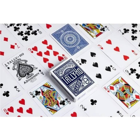 Bicycle Tally-Ho Circle Playing cards deck (Blue)