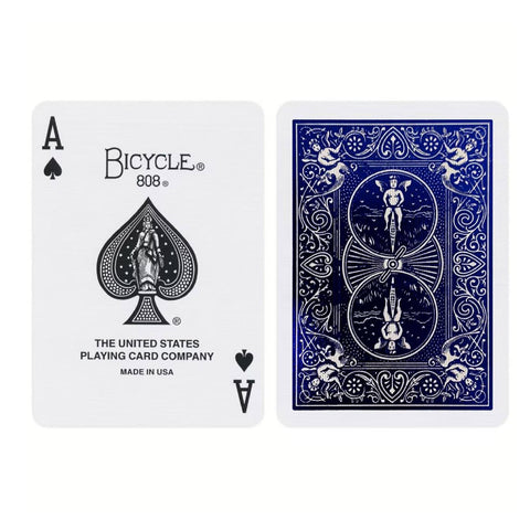 Bicycle Foil Metal Luxe Blue NEW Edition Rider Back Playing Cards Deck USpcc
