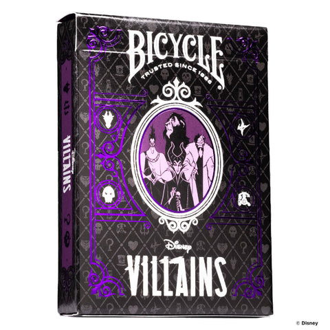 Bicycle Disney Villains Playing Cards Purple Deck Poker Size Made In USA
