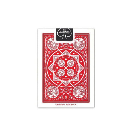 Bicycle Tally Ho Fan Back Playing Cards Deck Red Standard Index Linoid