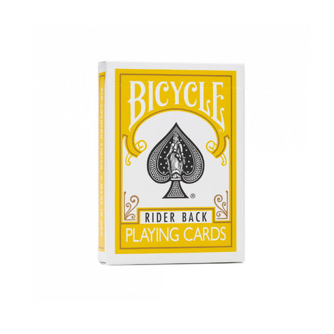 Bicycle Yellow Playing Cards Deck Rider Back Magic Tricks Poker USpcc