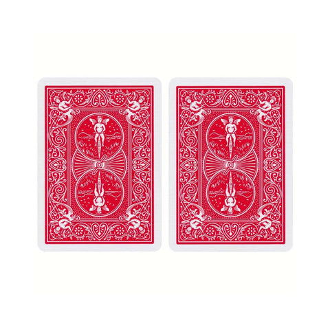 Bicycle Double Back No Face Cards Deck One Side Red Blue Magic Tricks USpcc