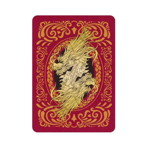 Bicycle Dragon Red Playing Cards Deck Original Poker Size Quality