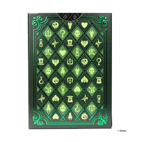 Bicycle Disney Villains Playing Cards Green Deck Poker Size Made In USA