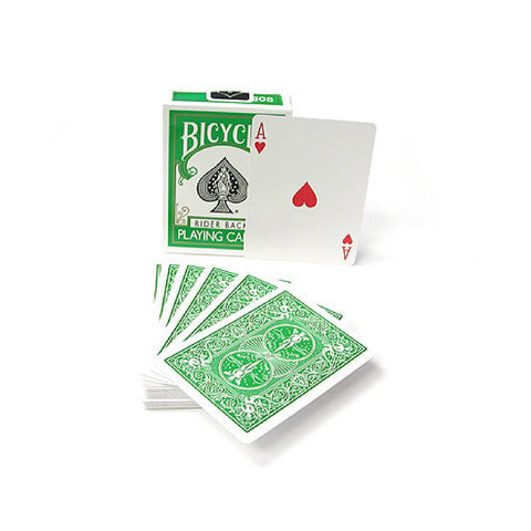 Bicycle Green Playing Cards Deck Rider Back Magic Tricks Poker  USpcc