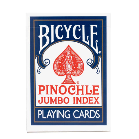 Bicycle Pinochle Jumbo Playing cards Color Blue