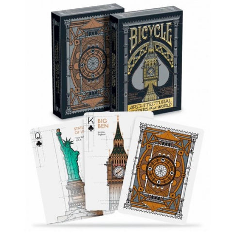 Bicycle Architectural Wonders Of The World Playing Cards Deck Quality