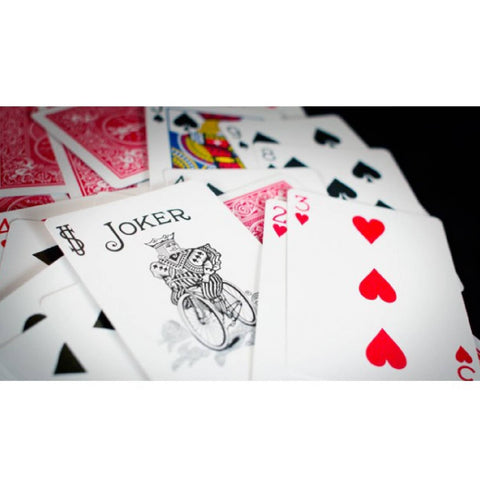 Bicycle Ride Back 808 Retro Box Standard Index Playing Cards (Red)
