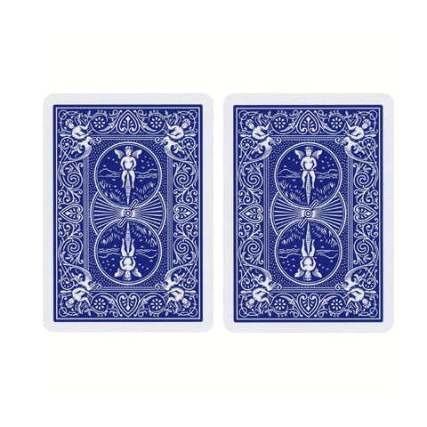 Bicycle Double Back No Face Cards Deck One Side Red Blue Magic Tricks USpcc