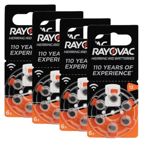24x Rayovac Acoustic Special Size 13 Mf Pr48 Hearing Aid Batteries 1.45V Zinc Air