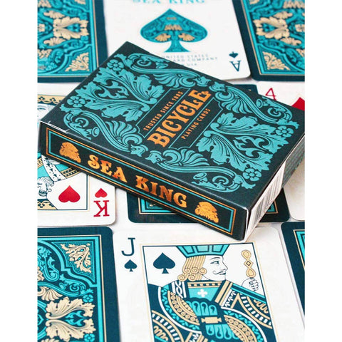 Sea King Bicycle Playing Cards Deck Magic Tricks Poker Games Made In USA