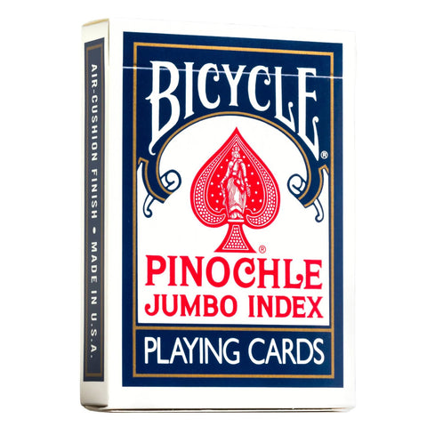 Bicycle Pinochle Jumbo Playing cards Color Blue