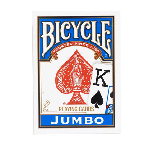 Bicycle Rider Jumbo Poker Cards Color Blue