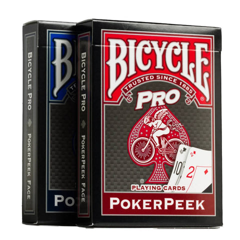 2 Decks Bicycle Pro Cards Blue Red Pokerpeek Face Playing Decks Poker Size