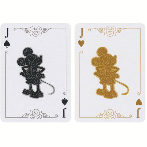 Bicycle Disney Mickey Mouse Black & Gold Playing Cards Deck Poker Size USA