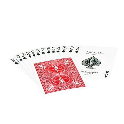 Bicycle Ride Back 808 Retro Box Standard Index Playing Cards (Red)
