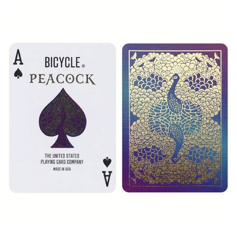 Bicycle Peacock Purple No 20 Playing Cards Deck Cold Foil USpcc