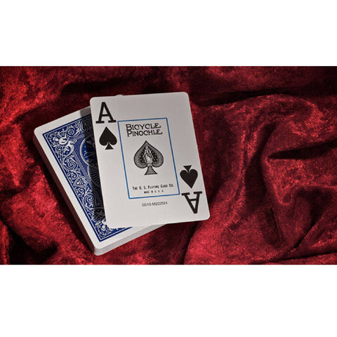 Bicycle Pinochle Jumbo Playing cards Color Blue