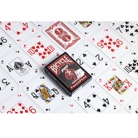 Bicycle Pro Red Deck Pokerpeek Face Playing Cards Deck Poker Size