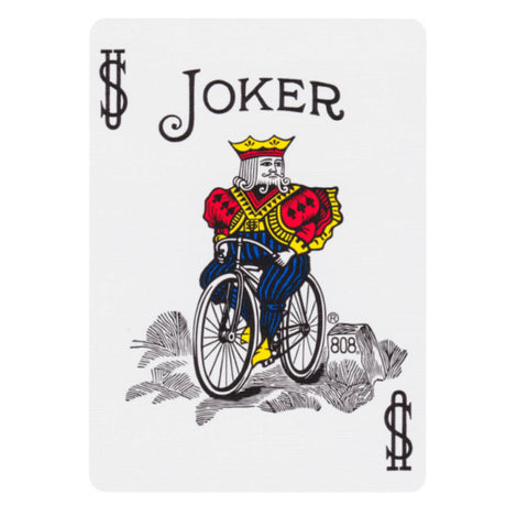 Bicycle Rider Back 808 Black Seal Playing Cards Blue