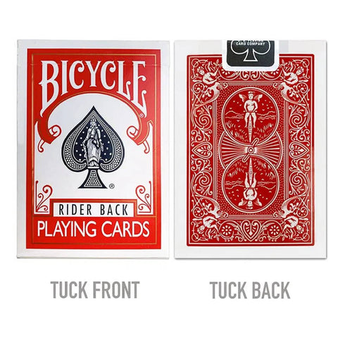 Bicycle Ride Back 808 Retro Box Standard Index Playing Cards (Red)
