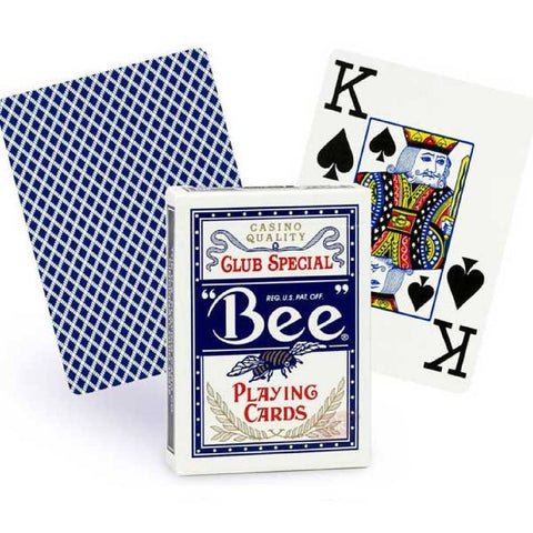 Bee Jumbo Index Blue Deck Poker Playing Cards Bicycle Magic Tricks Casino