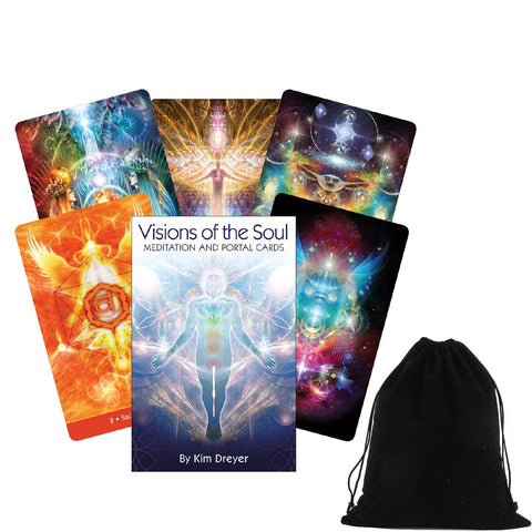 Visions Of The Soul: Meditation And Portal Cards US Games Systems With Bag