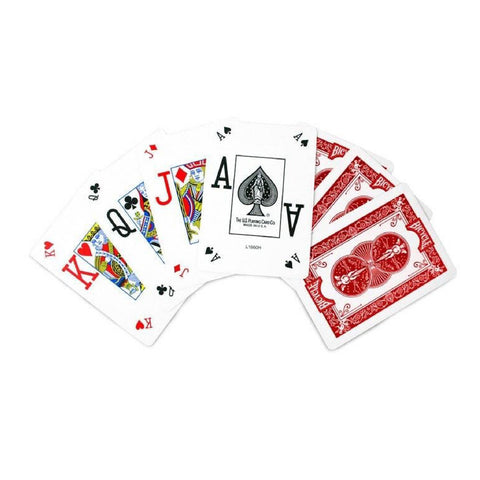 Bicycle Pro Red Deck Pokerpeek Face Playing Cards Deck Poker Size