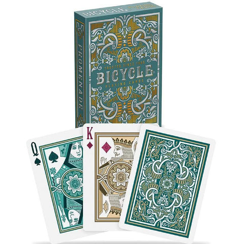 Bicycle Promenade Playing Cards: Elegant Vintage Deck + Gaff Card