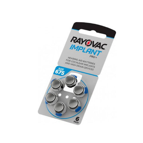 12x Rayovac Implant Pro Size 675 Mf Pr44 Batteries Hearing Aid Cochlear Implants