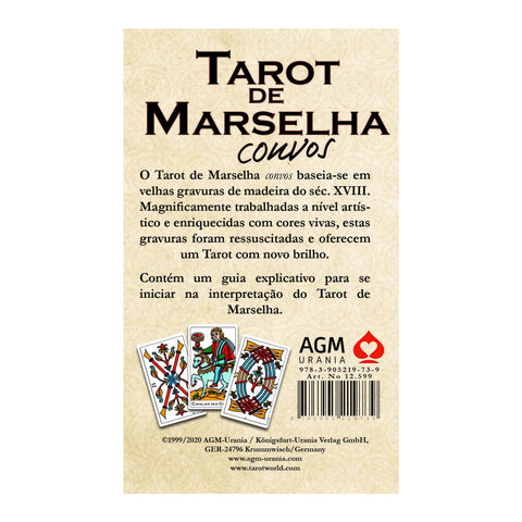 Tarot de Marselha Convos – Portuguese Edition (AGM Urania) – Classic Marseille Deck