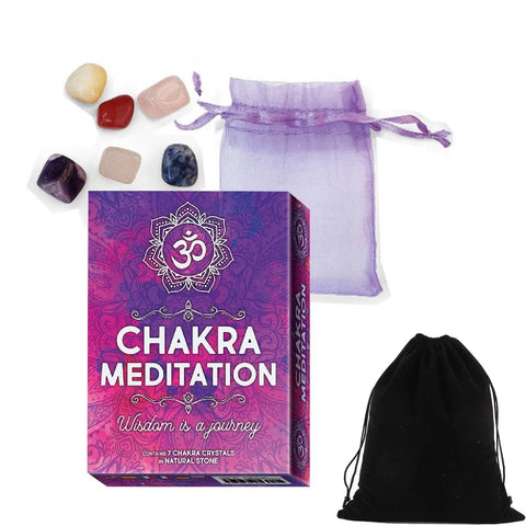 Chakra Meditation 7 Crystals And Mandala Board Telling Lo Scarabeo Bag